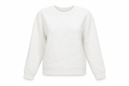 Womens UK Size S Zara White Pullover Sweatshirt