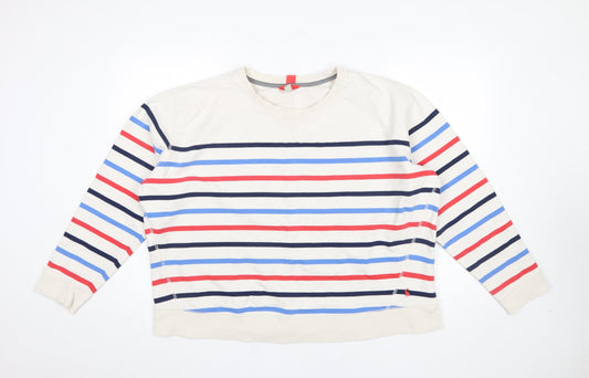Womens UK Size 18 Joules Multicoloured Pullover Sweatshirt