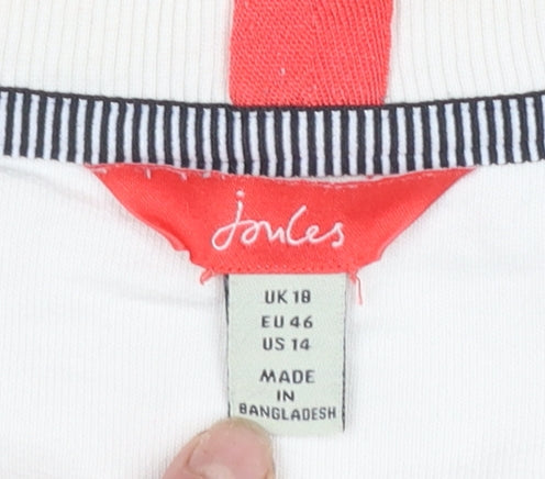 Womens UK Size 18 Joules Multicoloured Pullover Sweatshirt