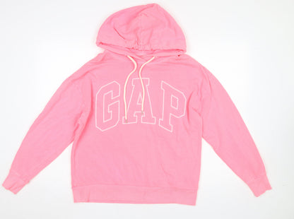 Womens UK Size M Gap Pink Pullover Hoodie