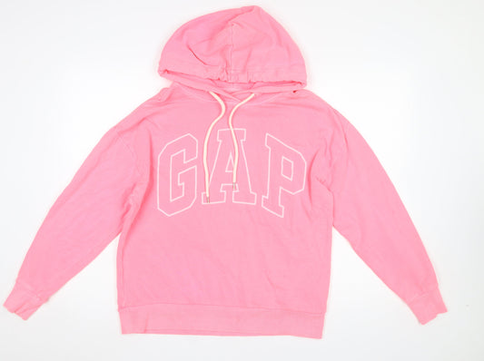 Womens UK Size M Gap Pink Pullover Hoodie