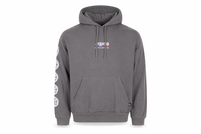 Mens UK Size XS Afends Grey Pullover Hoodie