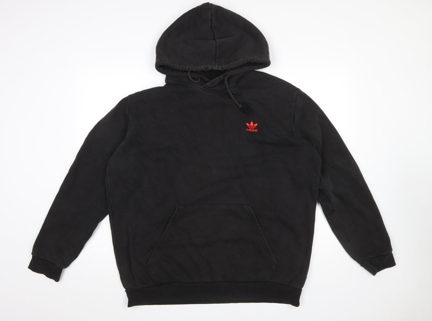 Womens UK Size XL adidas Black Pullover Hoodie