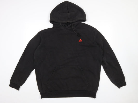 Womens UK Size XL adidas Black Pullover Hoodie