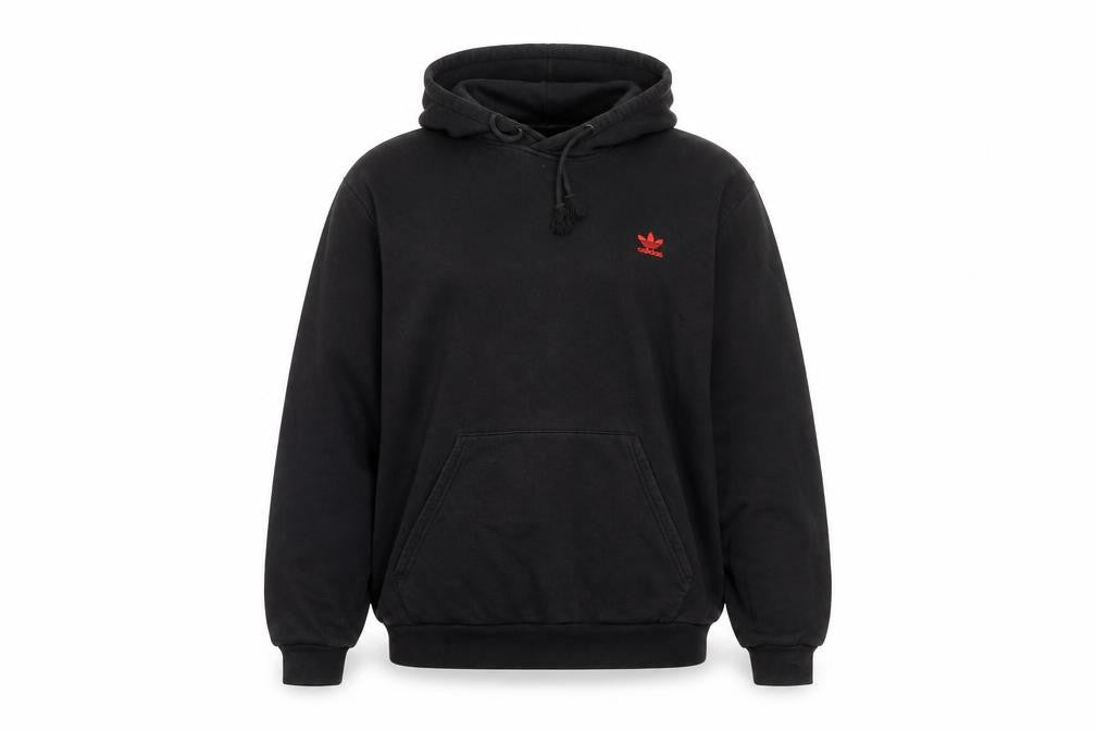 Womens UK Size XL adidas Black Pullover Hoodie
