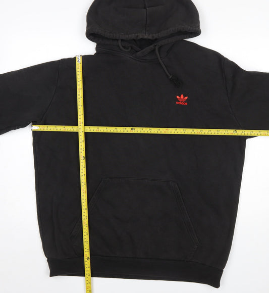 Womens UK Size XL adidas Black Pullover Hoodie