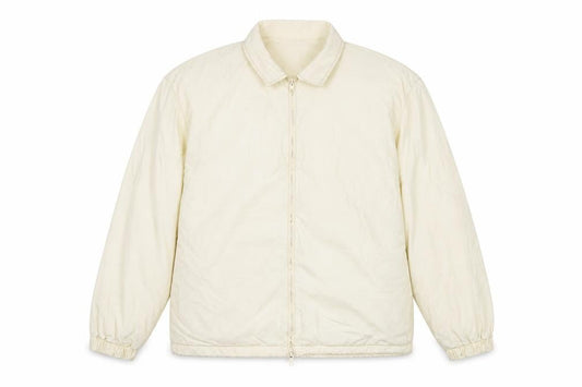 Mens UK Size L Zara Ivory Basic Jacket