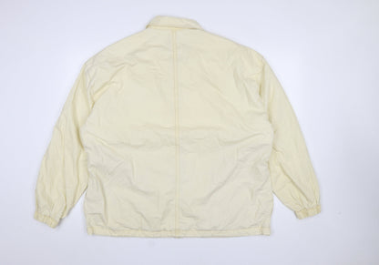 Mens UK Size L Zara Ivory Basic Jacket
