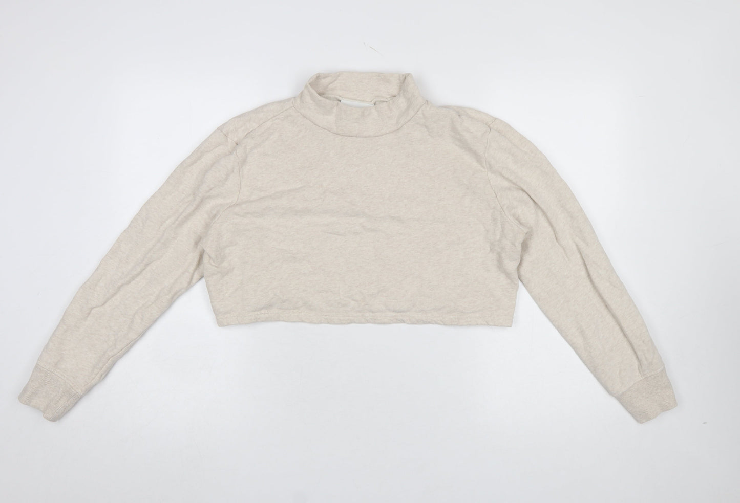 Womens UK Size 12 Monki Beige Pullover Sweatshirt