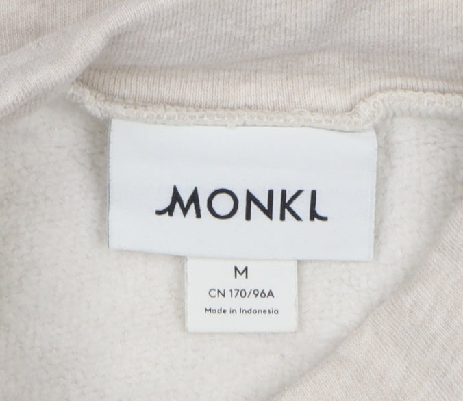 Womens UK Size 12 Monki Beige Pullover Sweatshirt