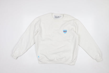 Womens UK Size M Bezo White Pullover Sweatshirt