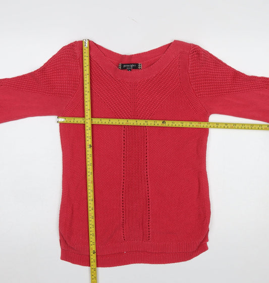 Womens UK Size 12 Principles by Ben de Lisi Pink Pullover Jumper