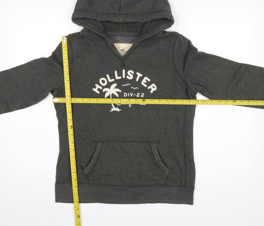 Womens UK Size L Hollister Grey Pullover Hoodie
