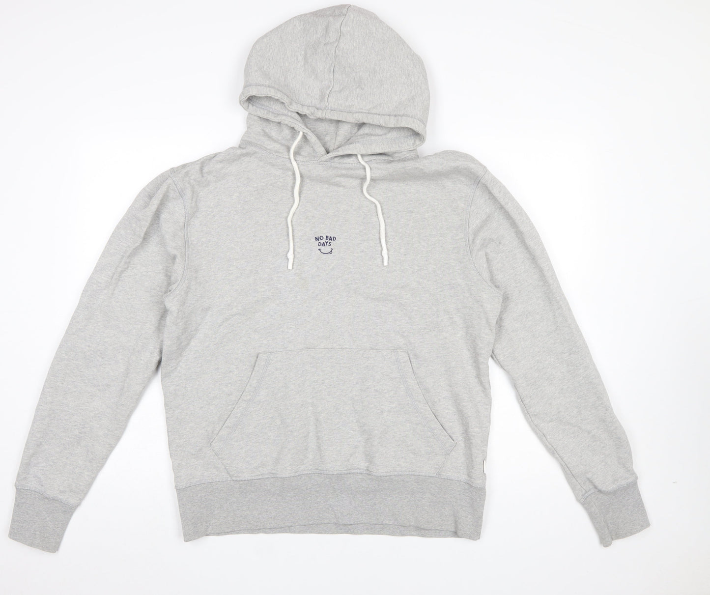 Mens UK Size M Edmond Studios Grey Pullover Hoodie