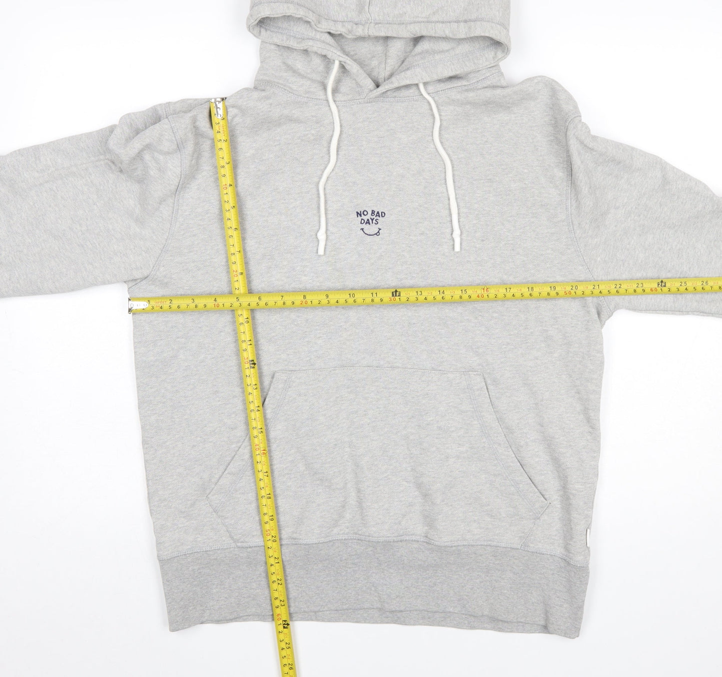 Mens UK Size M Edmond Studios Grey Pullover Hoodie