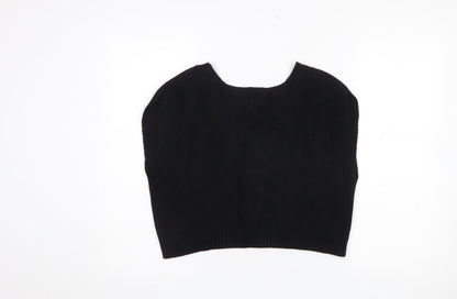 Womens UK Size 10 River Island Black Vest Jumper