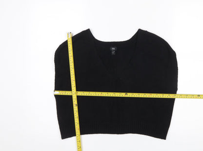 Womens UK Size 10 River Island Black Vest Jumper