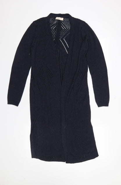 Womens UK Size 10 Marks and Spencer Blue Cardigan Jumper