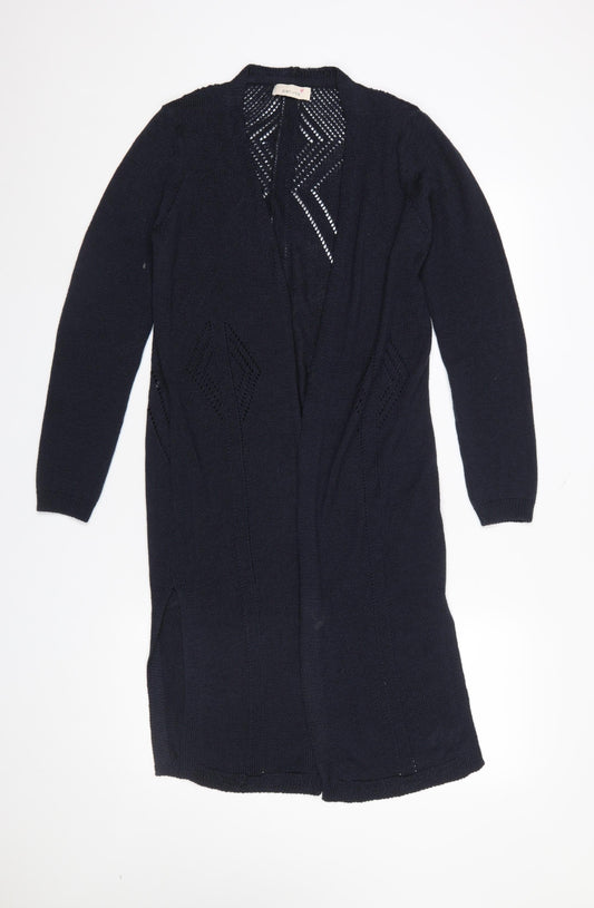 Womens UK Size 10 Marks and Spencer Blue Cardigan Jumper