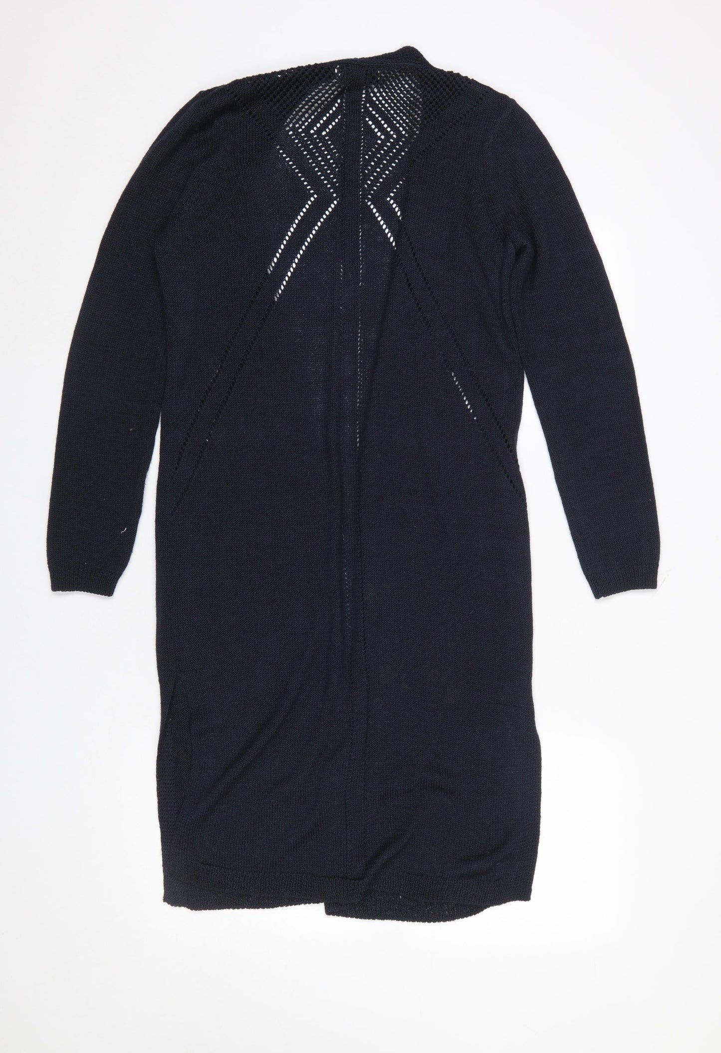 Womens UK Size 10 Marks and Spencer Blue Cardigan Jumper