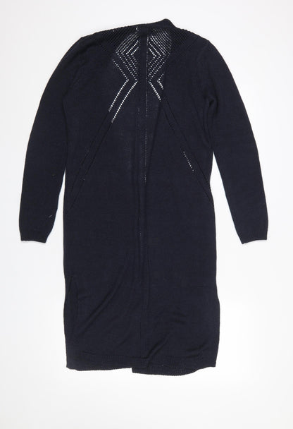 Womens UK Size 10 Marks and Spencer Blue Cardigan Jumper