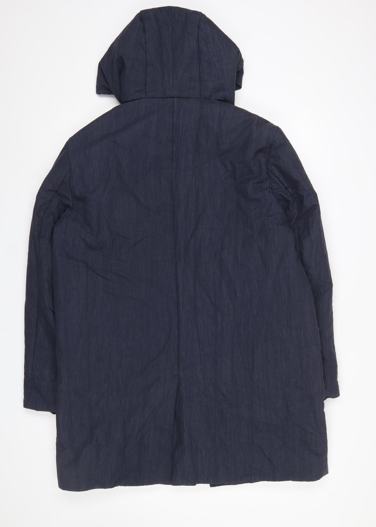 Womens UK Size 14 NOME Blue Parka Coat