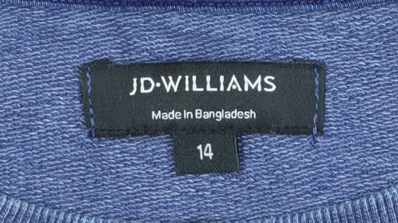 Womens UK Size 14 JD Williams Blue Pullover Sweatshirt