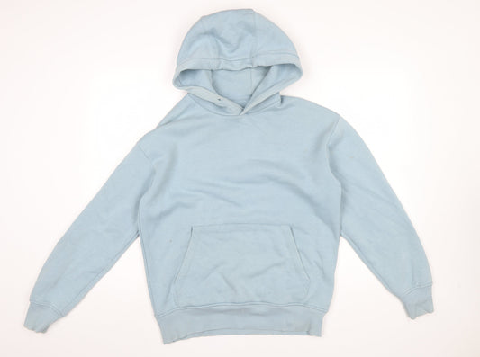 Womens UK Size S Zara Blue Pullover Hoodie