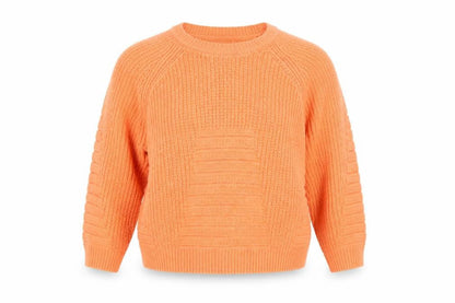 Womens UK Size 10 River Island Orange Pullover Jumper