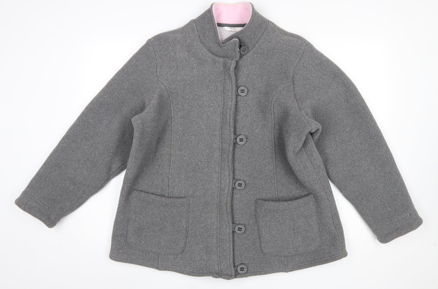 Womens UK Size 18 Marks and Spencer Grey Basic Jacket