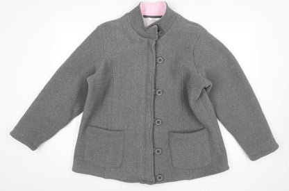 Womens UK Size 18 Marks and Spencer Grey Basic Jacket