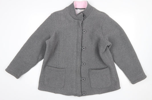 Womens UK Size 18 Marks and Spencer Grey Basic Jacket