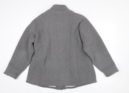 Womens UK Size 18 Marks and Spencer Grey Basic Jacket