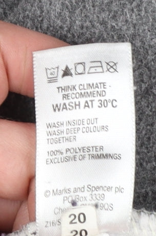Womens UK Size 18 Marks and Spencer Grey Basic Jacket