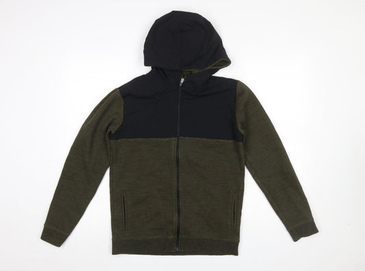 Boys UK Size 13-14 Years Marks and Spencer Multicoloured Full Zip Hoodie