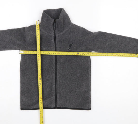 Boys UK Size 5-6 Years L.F.C. Grey Basic Jacket