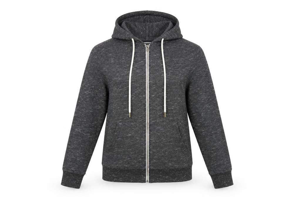 Womens UK Size XS Bershka Grey Full Zip Hoodie