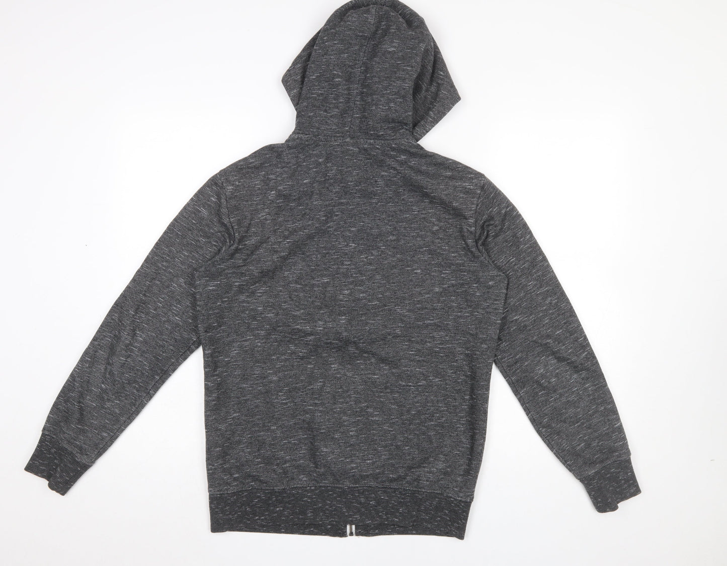 Womens UK Size XS Bershka Grey Full Zip Hoodie
