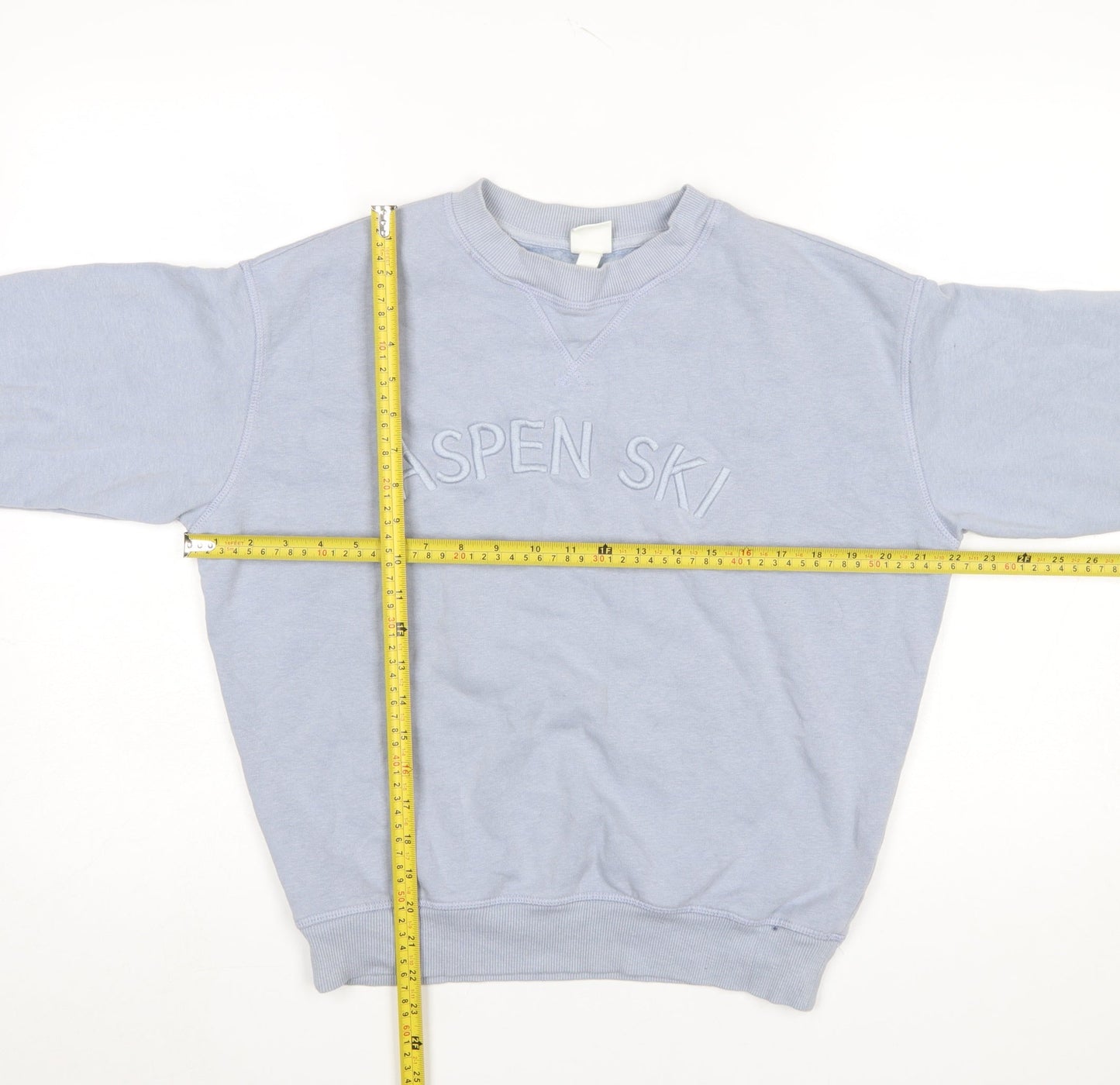 Womens UK Size XS H&M Blue Pullover Sweatshirt