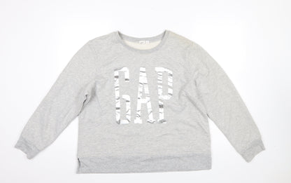 Womens UK Size XL Gap Grey Pullover Sweatshirt