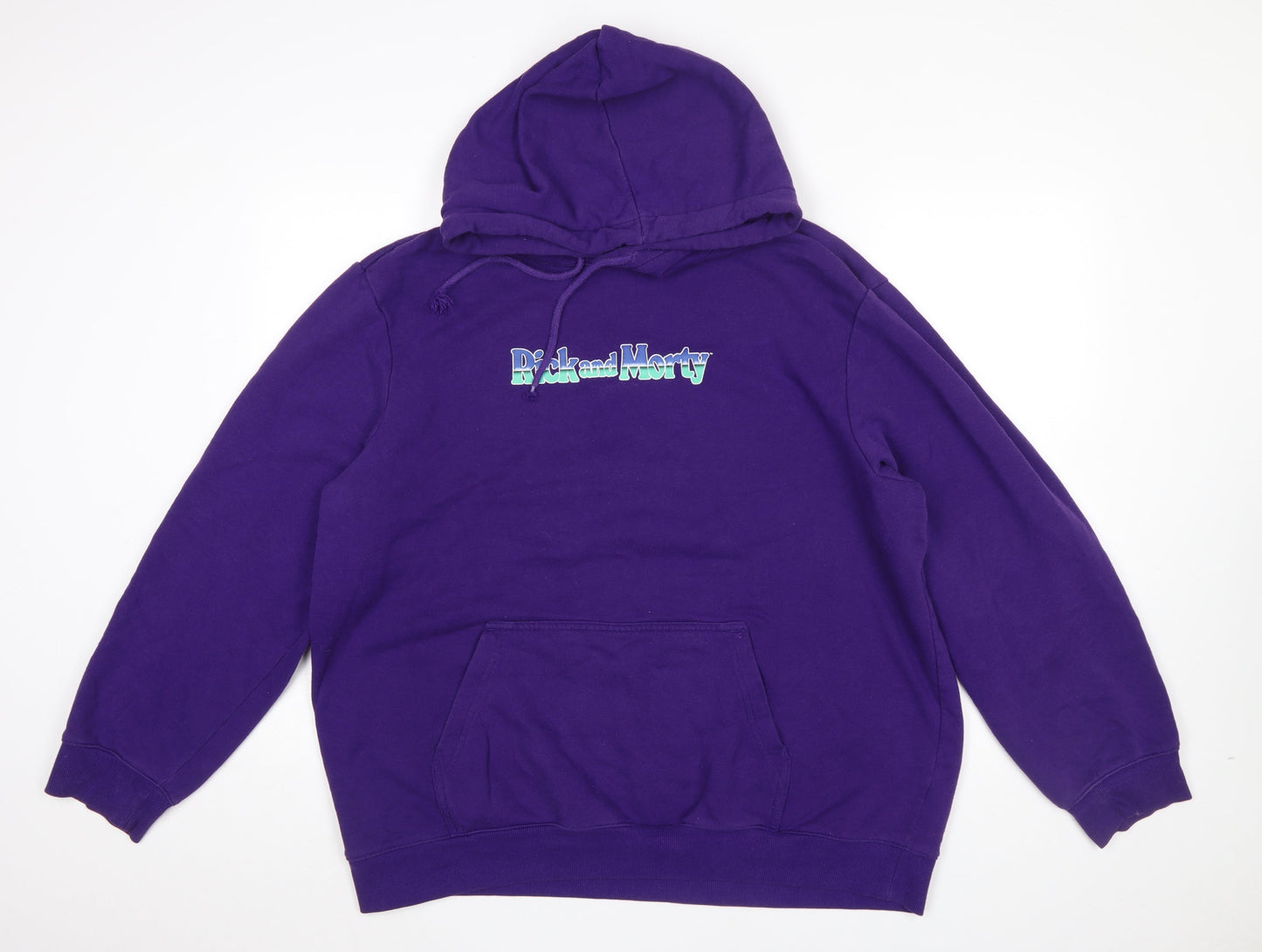 Mens UK Size XL H&M Purple Pullover Hoodie