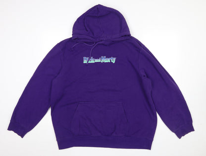 Mens UK Size XL H&M Purple Pullover Hoodie