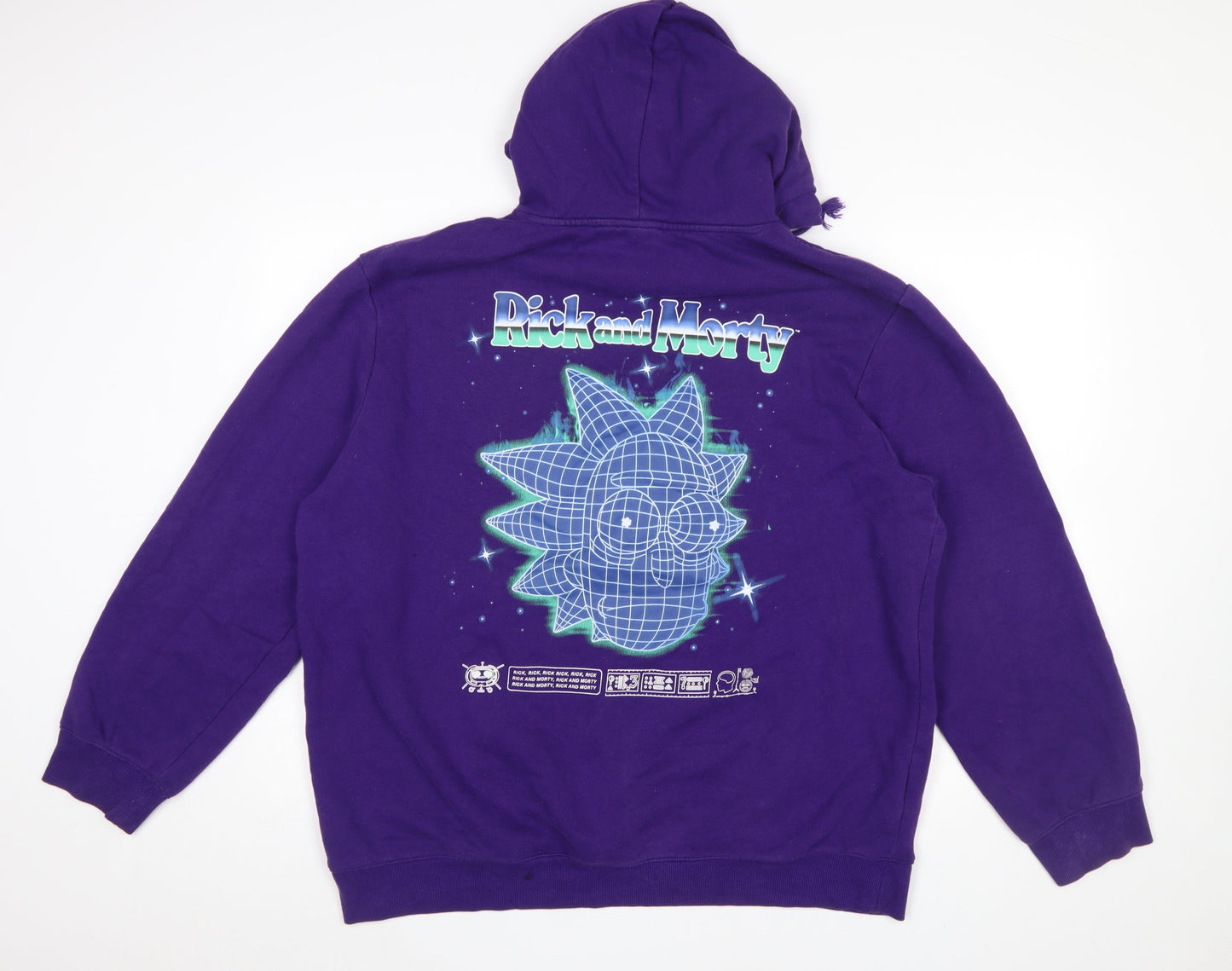 Mens UK Size XL H&M Purple Pullover Hoodie