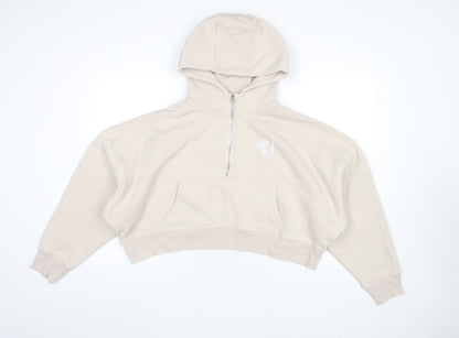 Womens UK Size M TALA Beige Pullover Hoodie