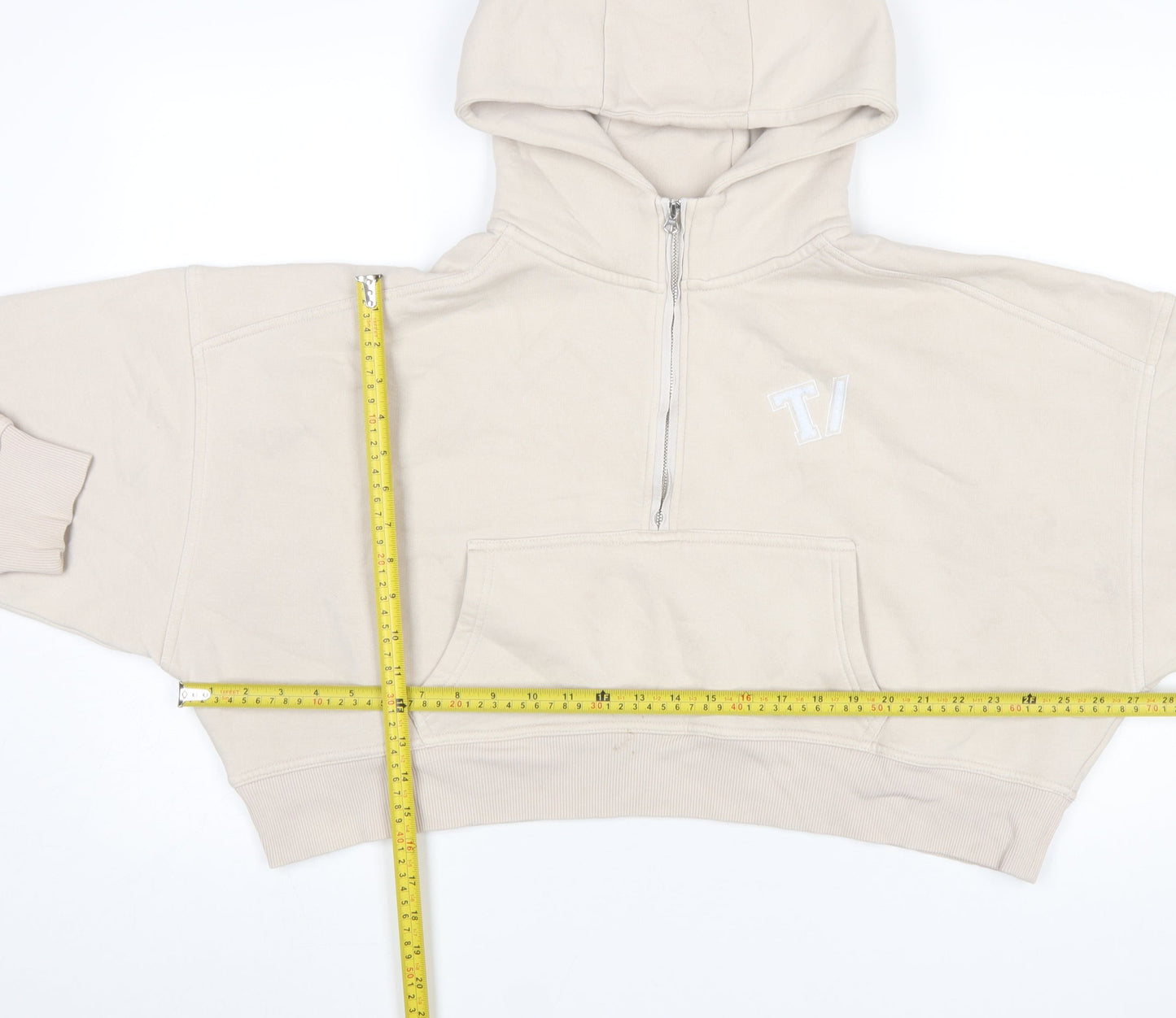 Womens UK Size M TALA Beige Pullover Hoodie