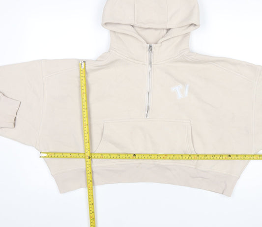 Womens UK Size M TALA Beige Pullover Hoodie