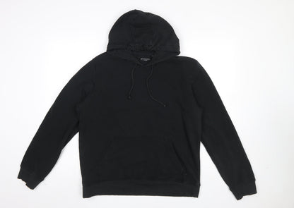 Mens UK Size L Brave Soul Black Pullover Hoodie