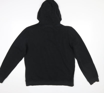 Mens UK Size L Brave Soul Black Pullover Hoodie