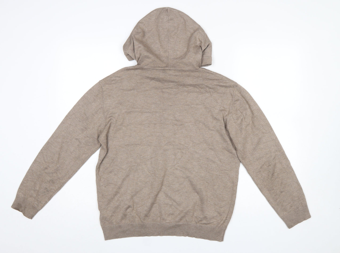 Womens UK Size L Saint Tropez Beige Pullover Jumper