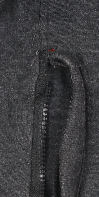 Mens UK Size M Crosshatch Grey Basic Jacket